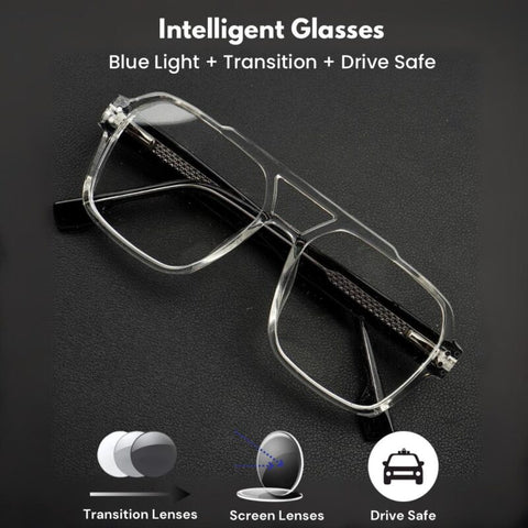 Retro Double – Transition + Screen Glasses